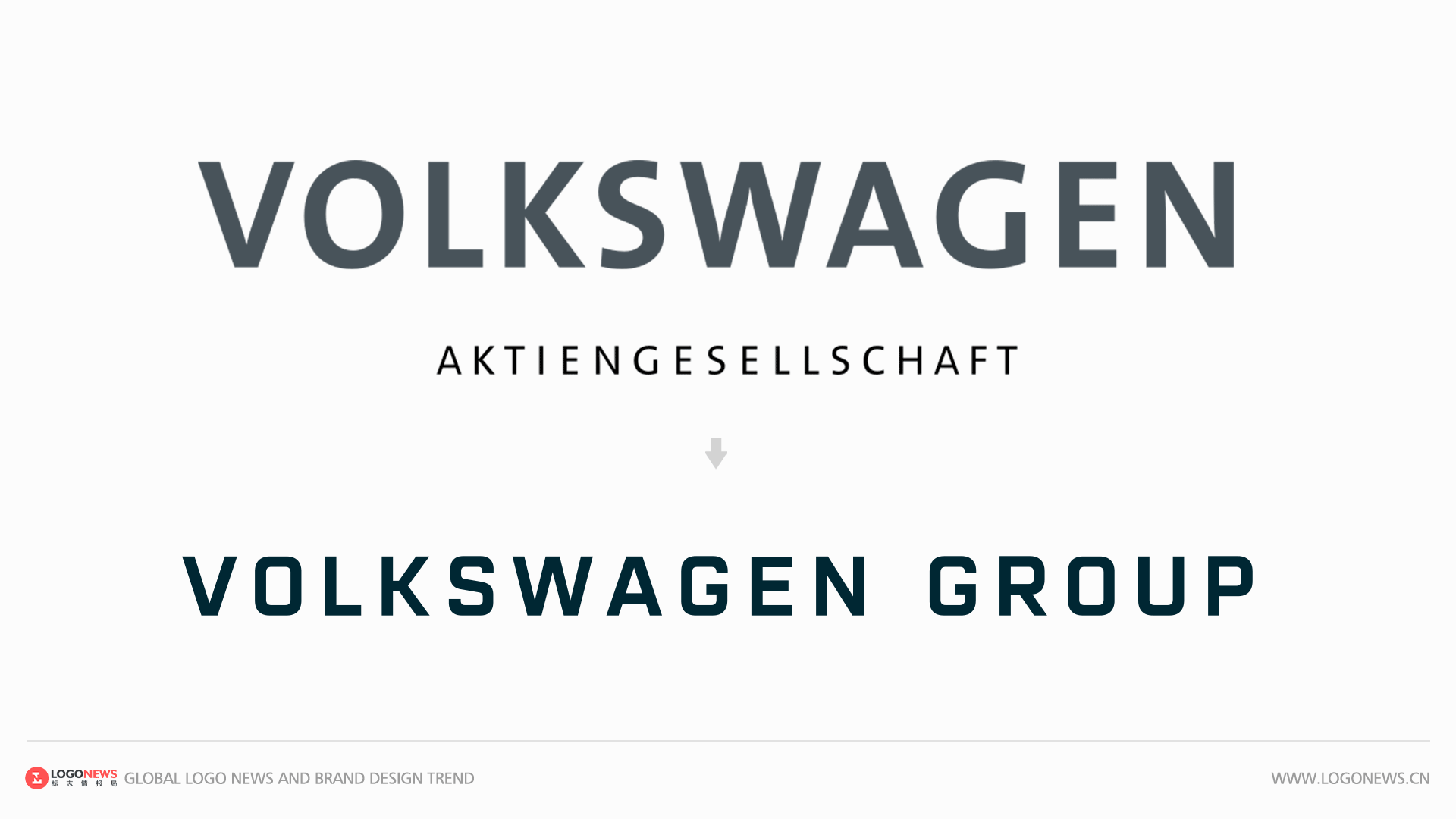 福斯汽車集團（Volkswagen Group）啟用新標誌 3