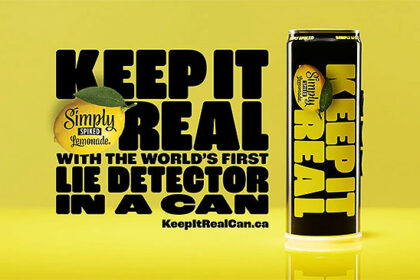 加拿大飲料品牌Simply Spiked技術創意測謊儀瓶身
