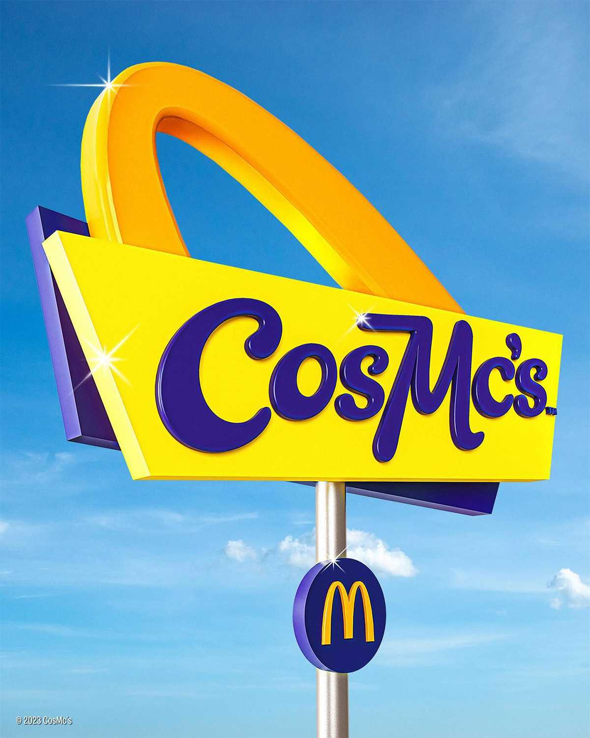 麥當勞「掰」了半截金拱門，為CosMcs 餐廳設計新LOGO 12