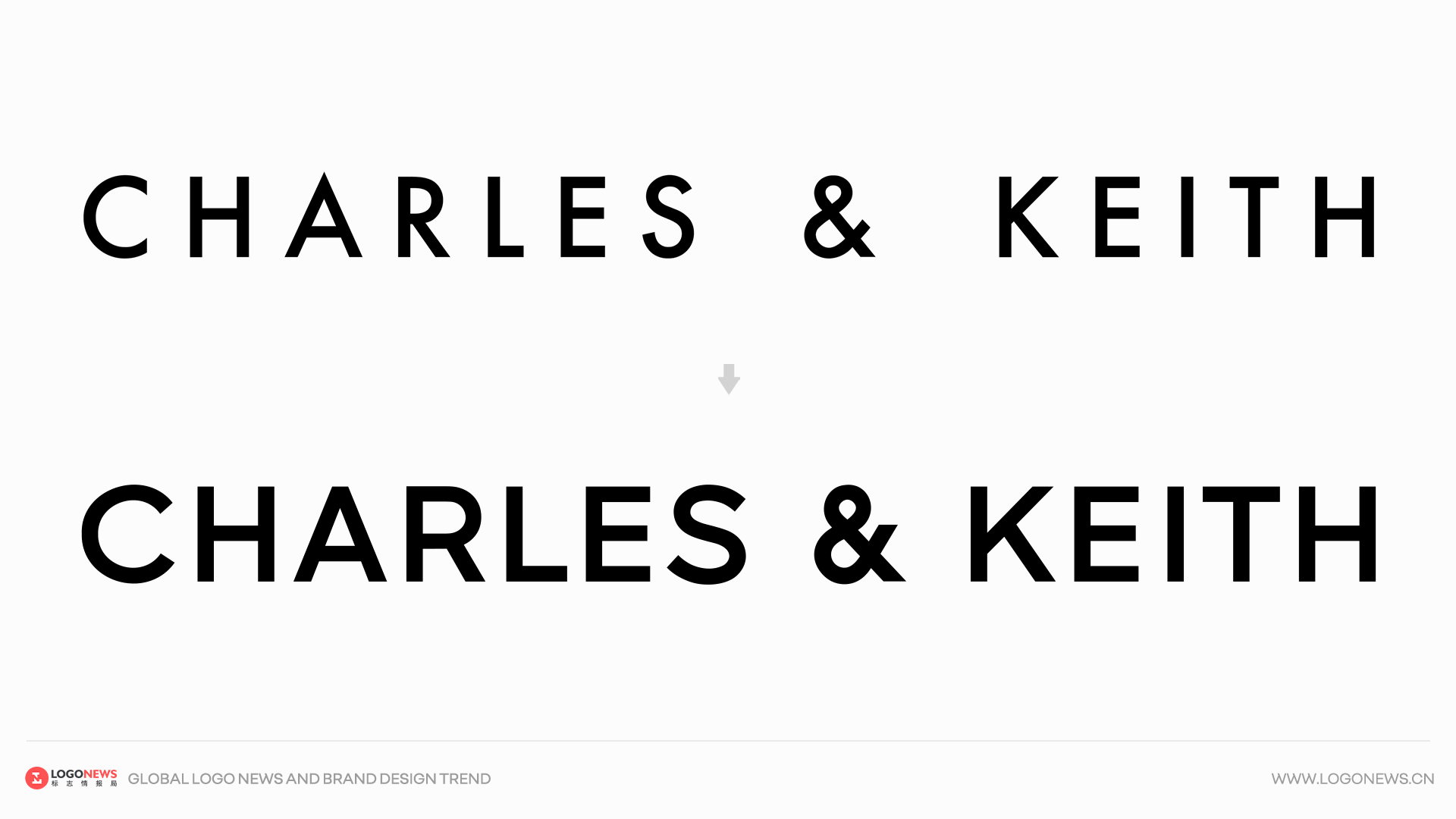 新加坡輕奢品牌Charles Keith 更新標誌，推出CK復古印花標 1