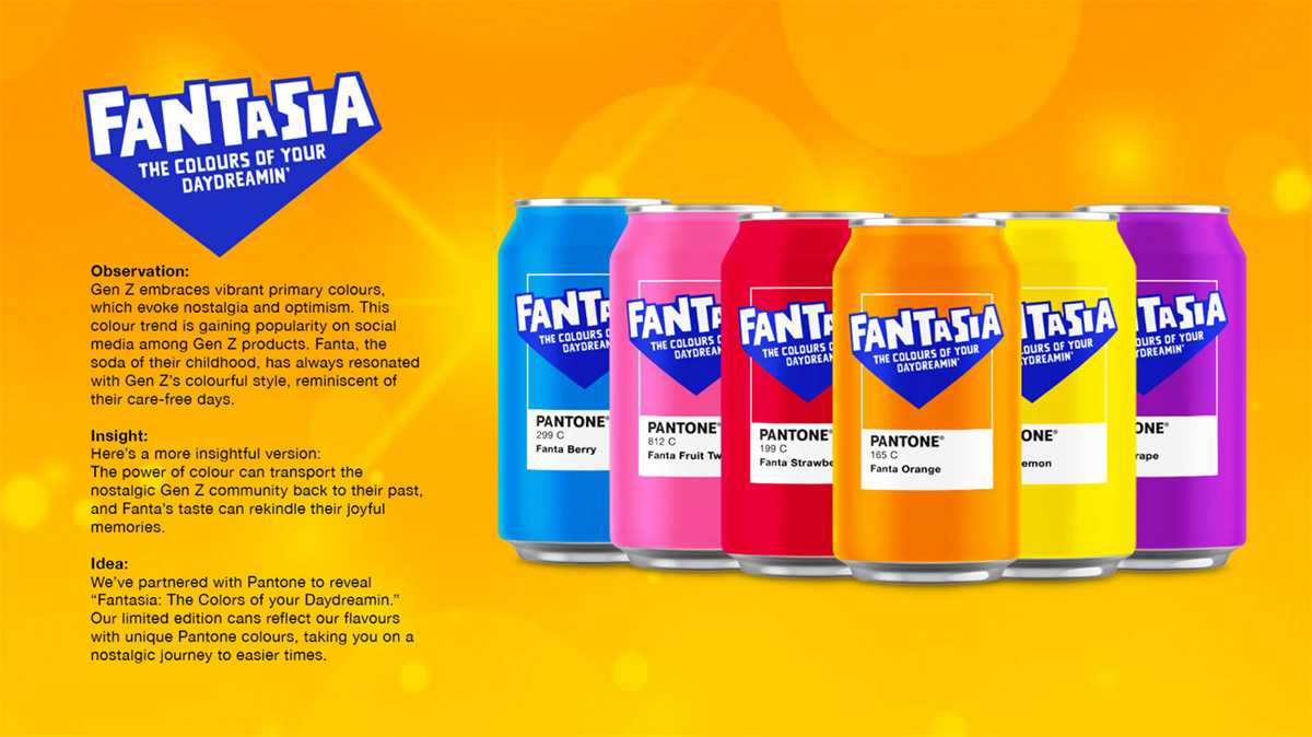 芬達與Pantone合作在德國推出了限量版飲料系列 3
