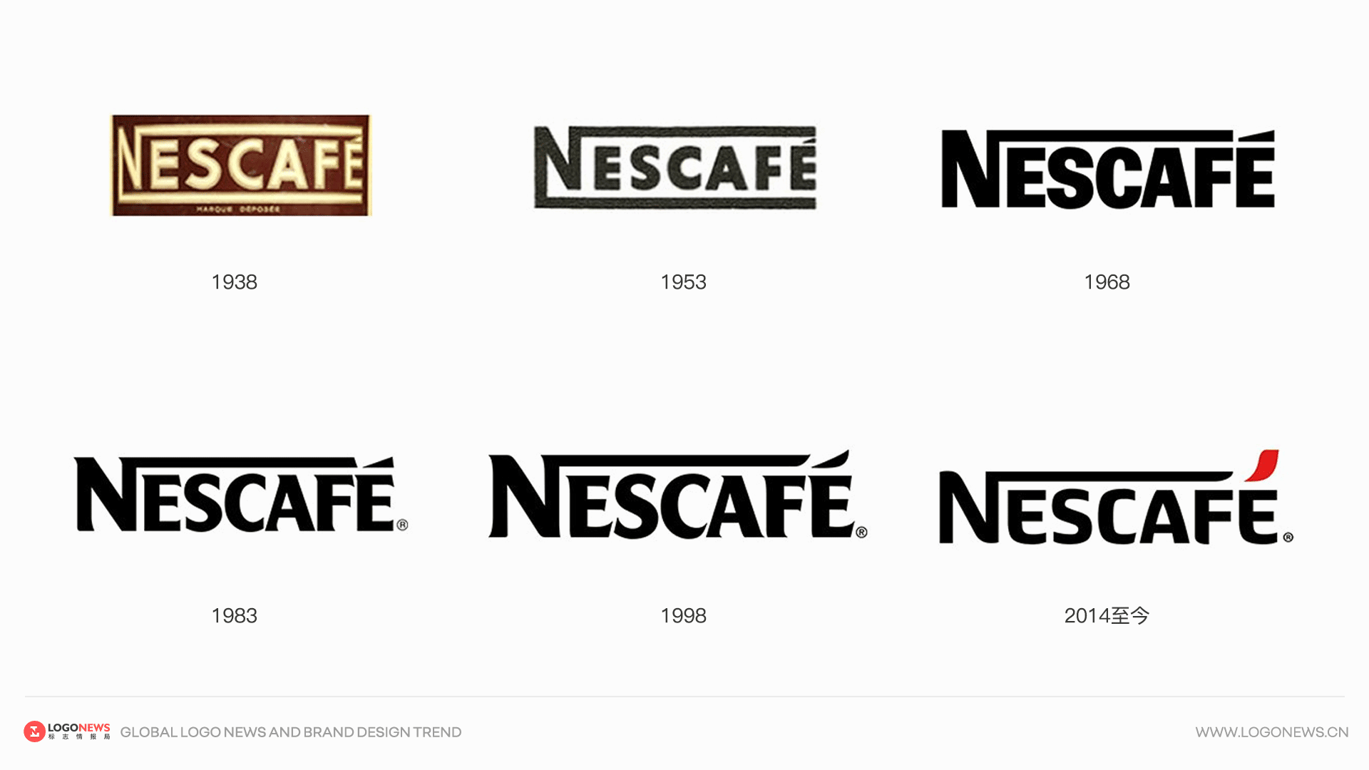 雀巢咖啡新logo上線，標誌性「一抹紅」有了新玩法！